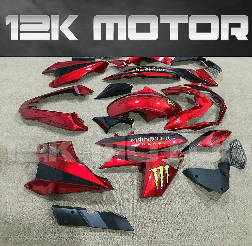 KAWASAKI Z1000 2010-2013 Red Fairing | 12K MOTOR