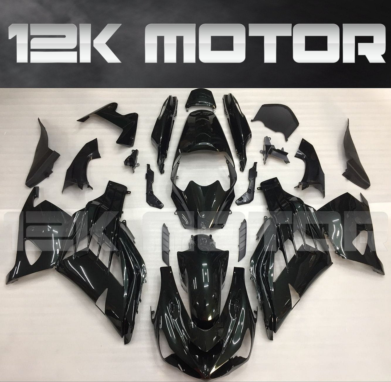 KAWASAKI ZX14R 2012-2017 Dark Green Fairing | 12K MOTOR
