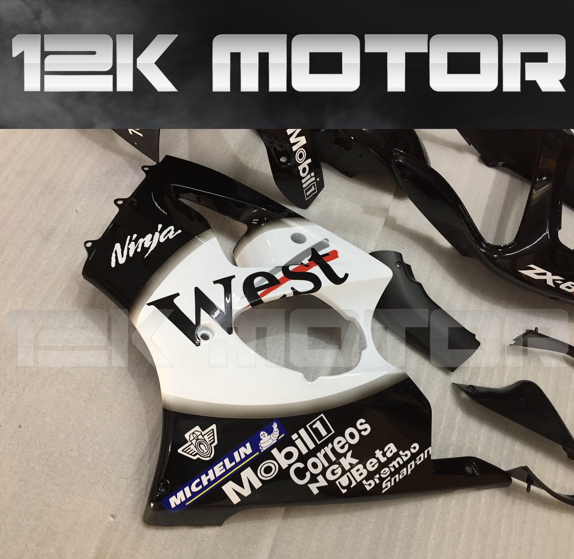 KAWASAKI ZX6R 2000-2002 West Design Fairing | 12K MOTOR