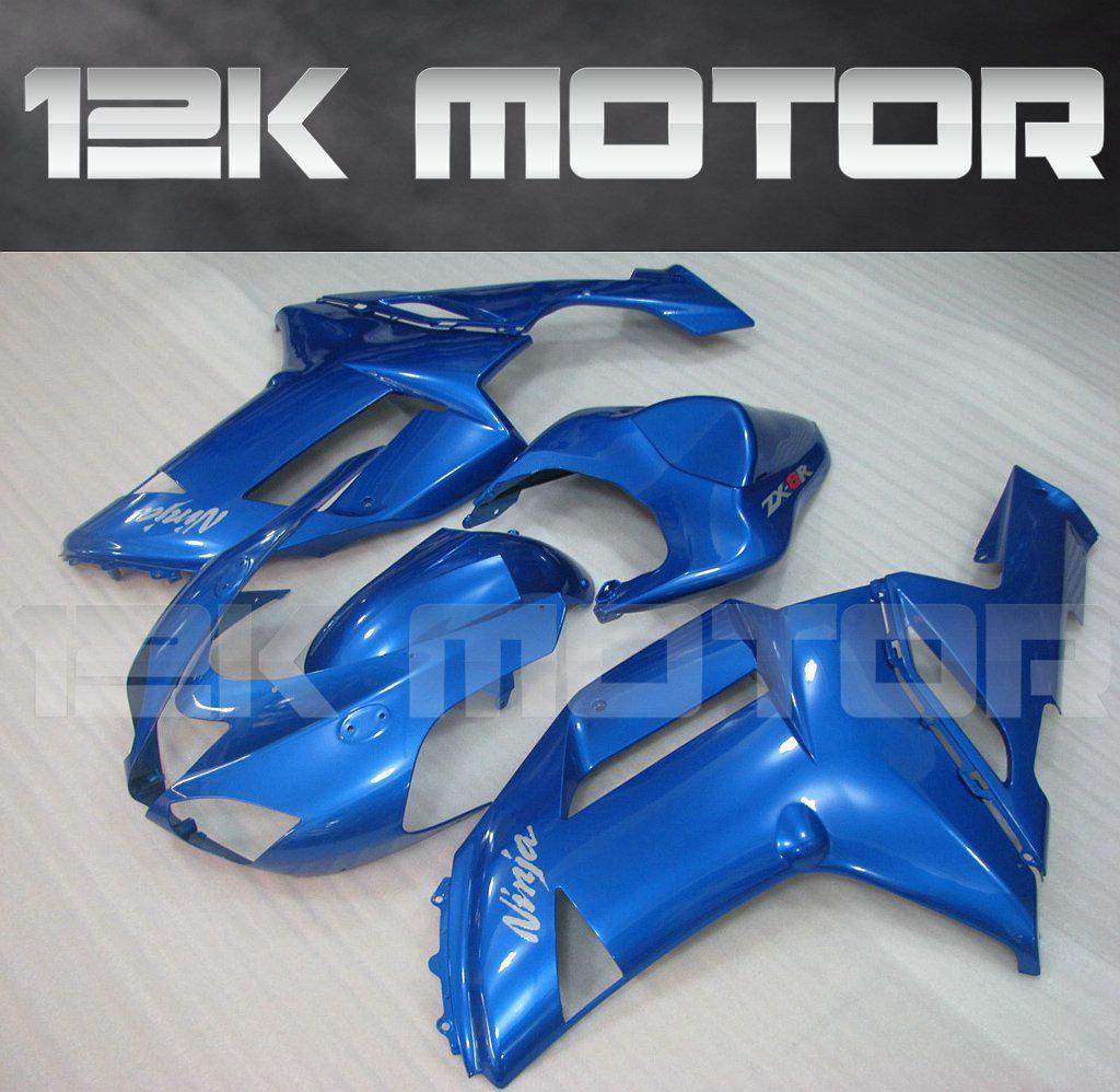 KAWASAKI ZX6R 2007 2008 Blue Fairing | 12K MOTOR