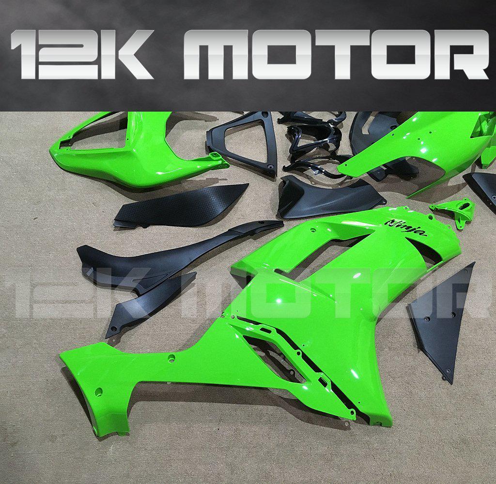 KAWASAKI ZX6R 2007 2008 Green Fairing | 12K MOTOR