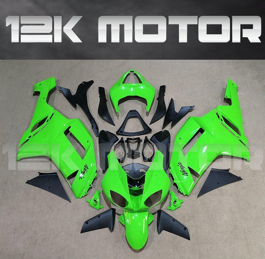 KAWASAKI ZX6R 2007 2008 Green Fairing | 12K MOTOR
