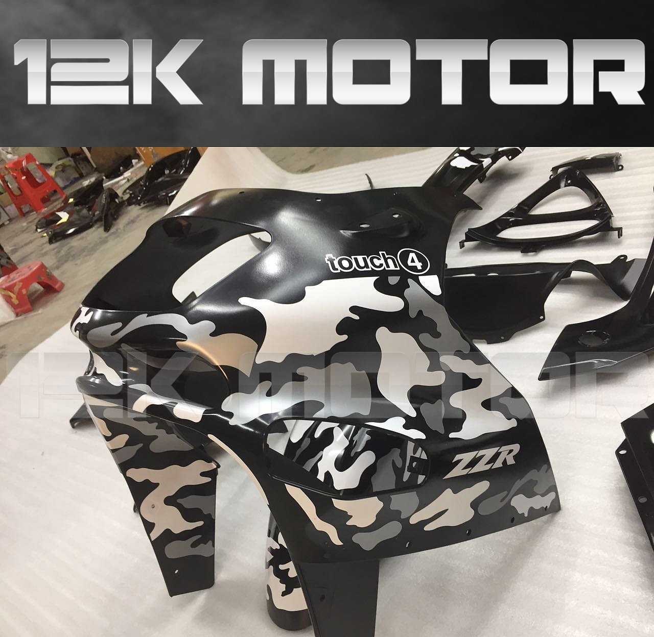 KAWASAKI ZZR400 ZZR600 Fairing | 12K MOTOR