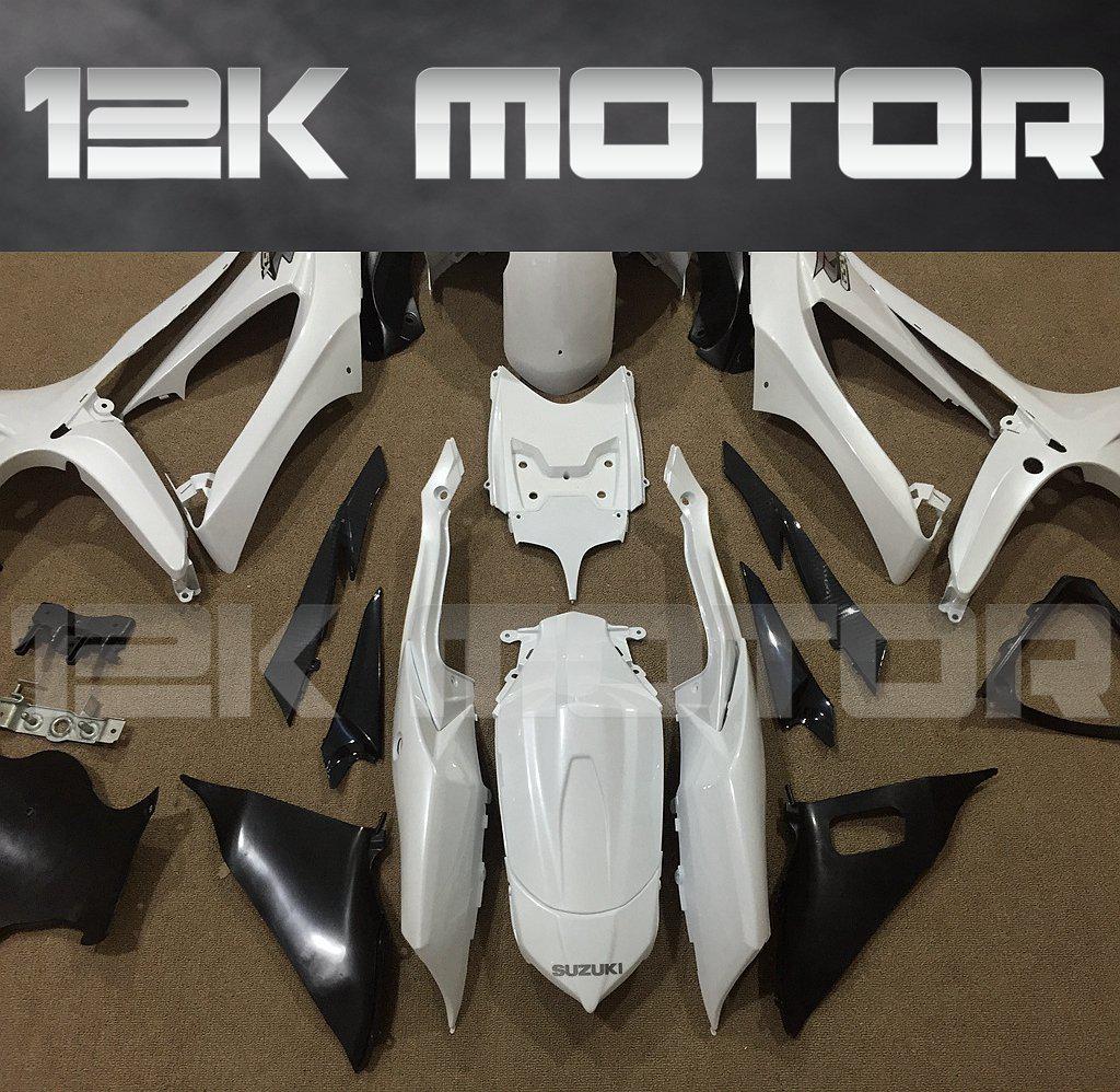 SUZUKI GSXR 600/750 2008-2010 Plain White Fairing | 12K MOTOR