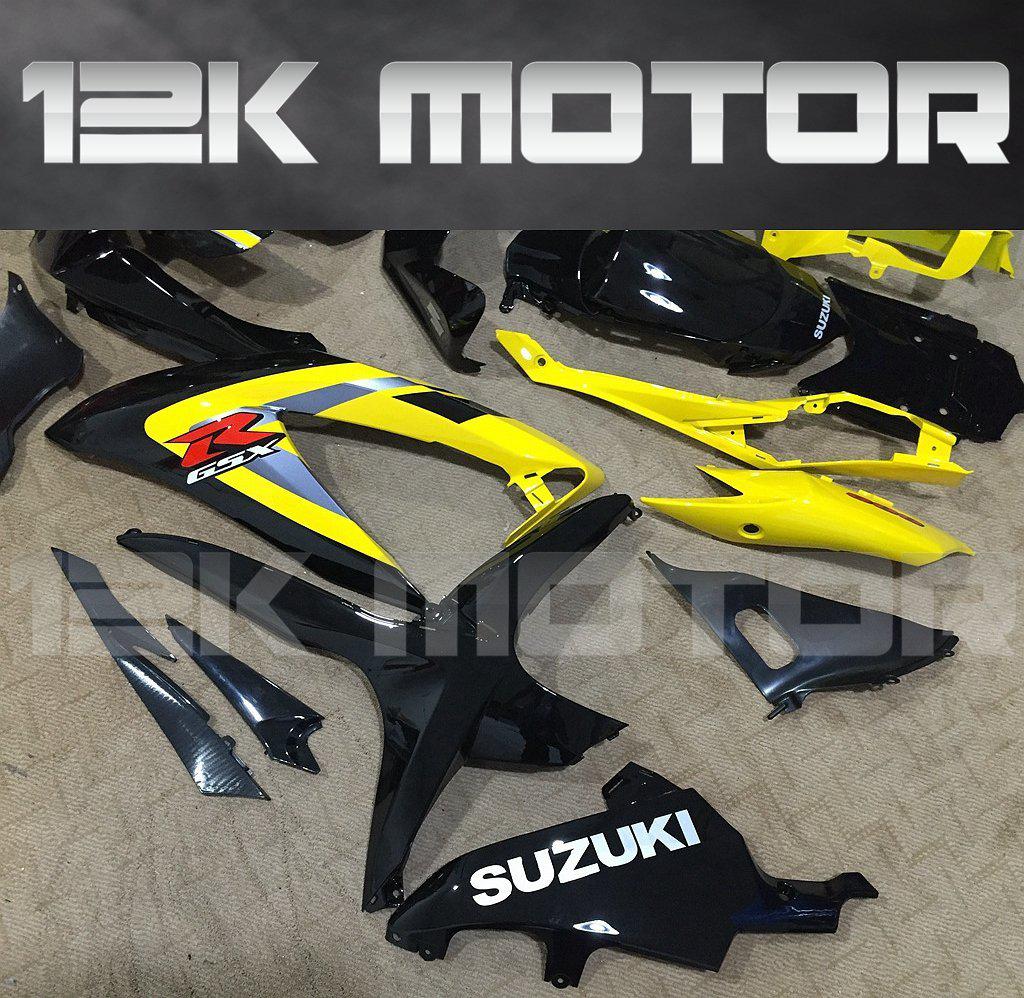 SUZUKI GSXR 600/750 2008-2010 Yellow Fairing | 12K MOTOR