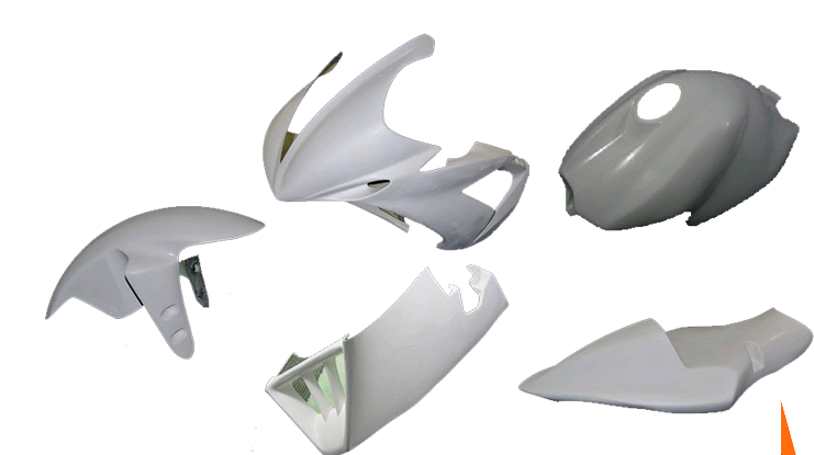 Yamaha R1 2002 2003 Fiberglass Race Fairing | 12K MOTOR