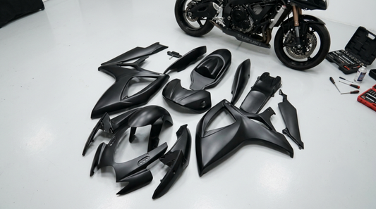 All Matt Black Fairing Kit for 2006–2007 Suzuki GSXR 600 &amp; GSXR 750: The Ultimate Upgrade for Style, Protection, and Performance