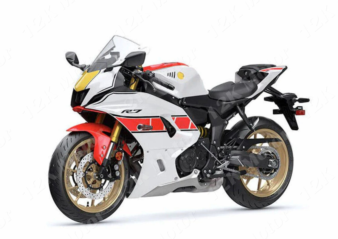 White Red Fairing Kit For Yamaha R7 – MOTORCYCLE FAIRING | 12K MOTOR