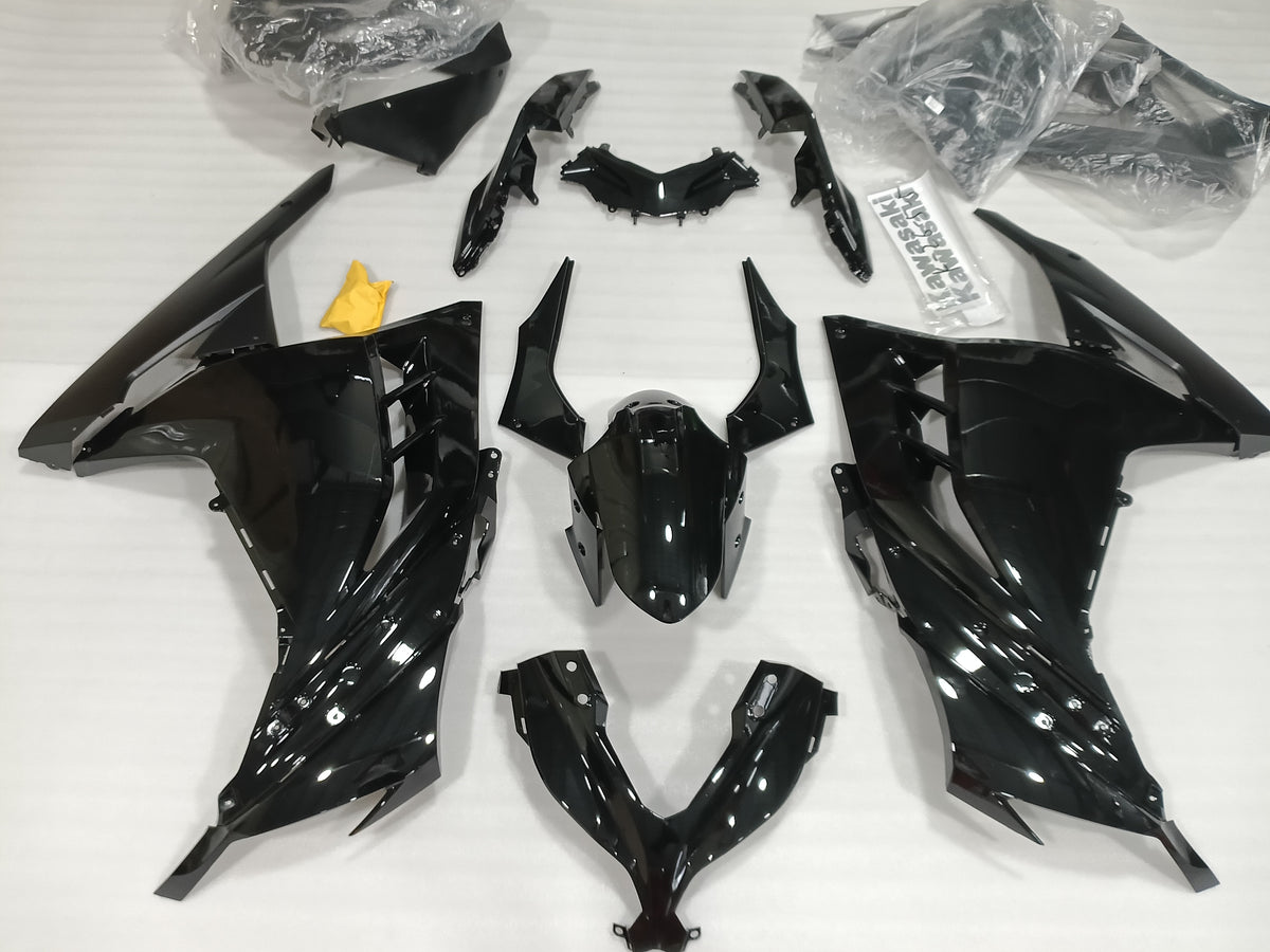 ---AU STOCKING---Fit KAWASAKI Ninja 300 Gloss Black Fairing kit