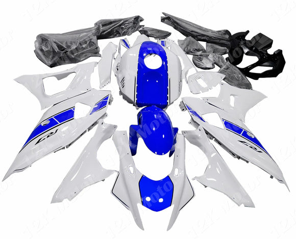 White Blue Fairing Kit For Yamaha R7 2021 2022 2023