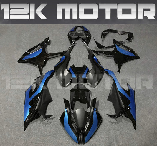 BMW S1000RR 2019-2022 Black Blue Fairing Kit