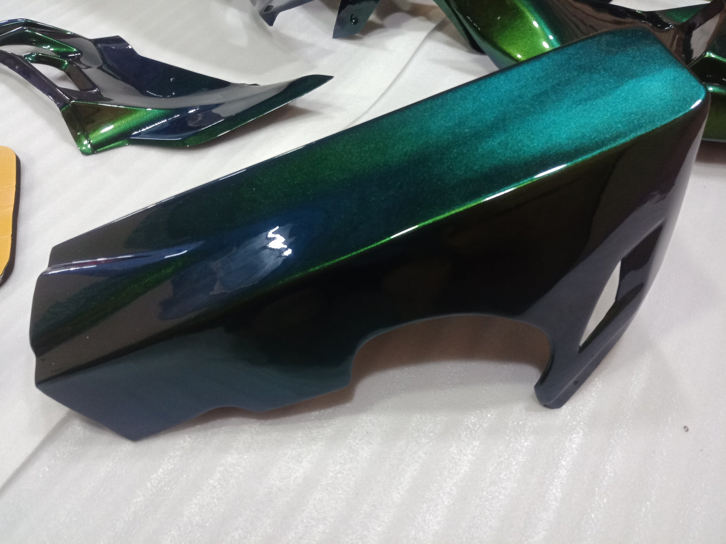 KAWASAKI NINJA 400 Fiberglass Race Track Fairing Chameleon Design
