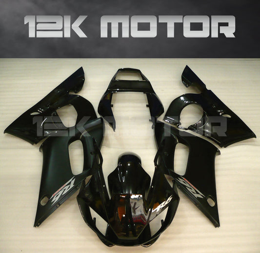 1998 - 2002 Yamaha YZF R6 Fairing Black Color 01