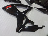 ---AU STOCKING---Gloss Black Fairing Kit For Suzuki GSX-R 600 GSX-R 750 2006 2007