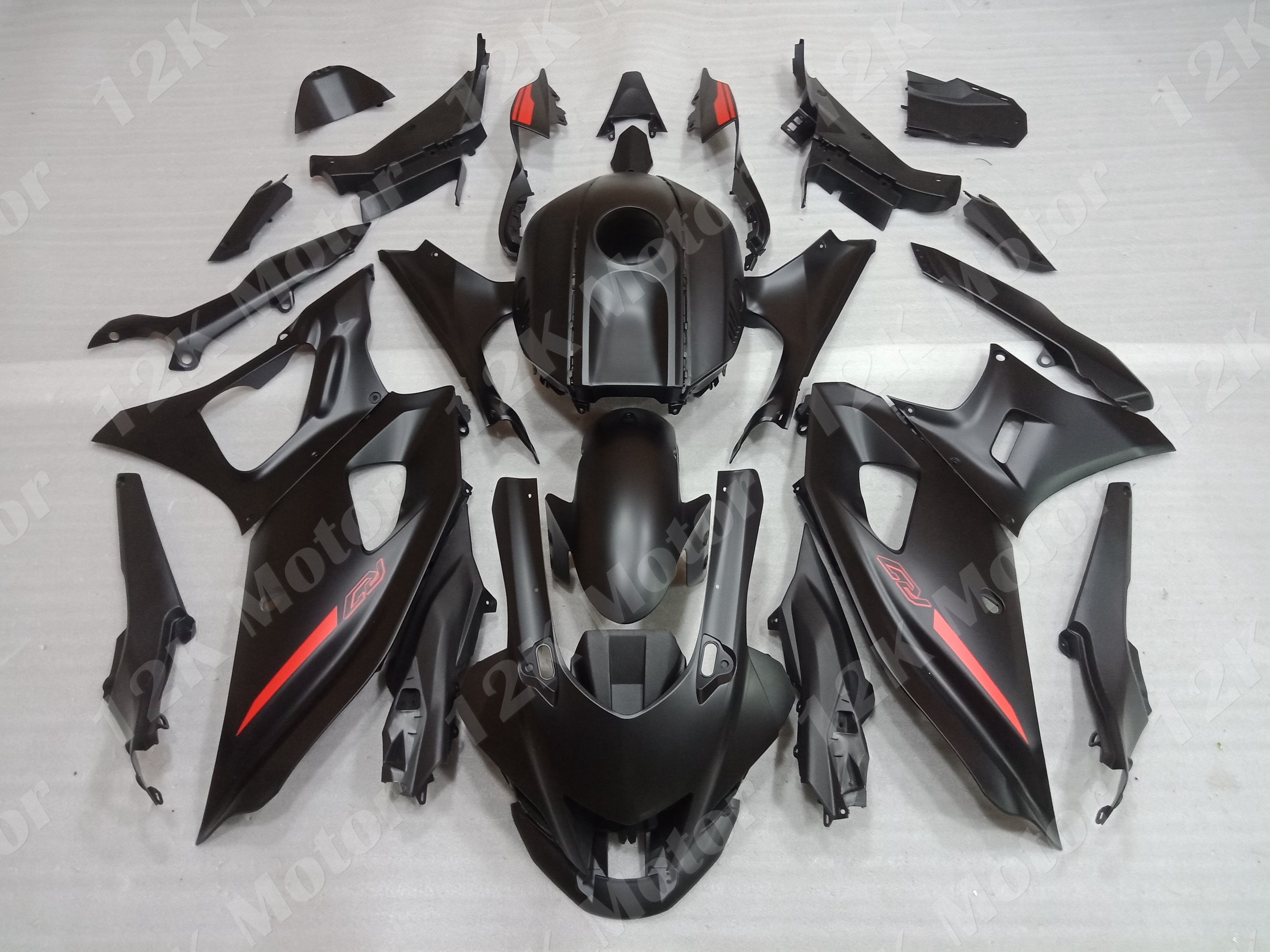 Custom Yamaha R7 Matt Black Fairing Kit For Yamaha R7 – MOTORCYCLE FAIRING | 12K MOTOR