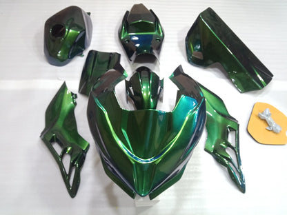 KAWASAKI NINJA 400 Fiberglass Race Track Fairing Chameleon Design