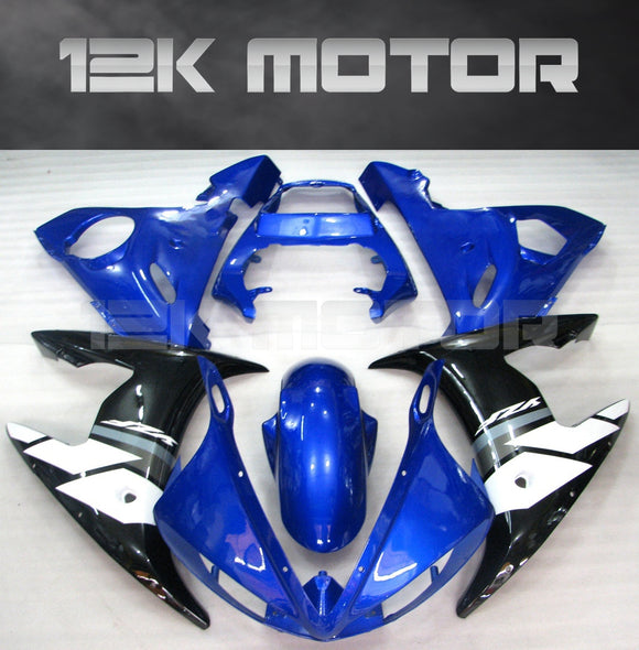 2003 - 2005 Blue Color Fit For Yamaha YZF R6 Fairing 01
