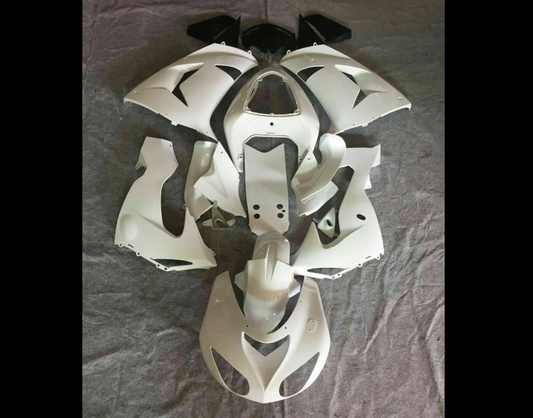 2007 Kawasaki ZX10R Fairing Plain White Fairing Kit