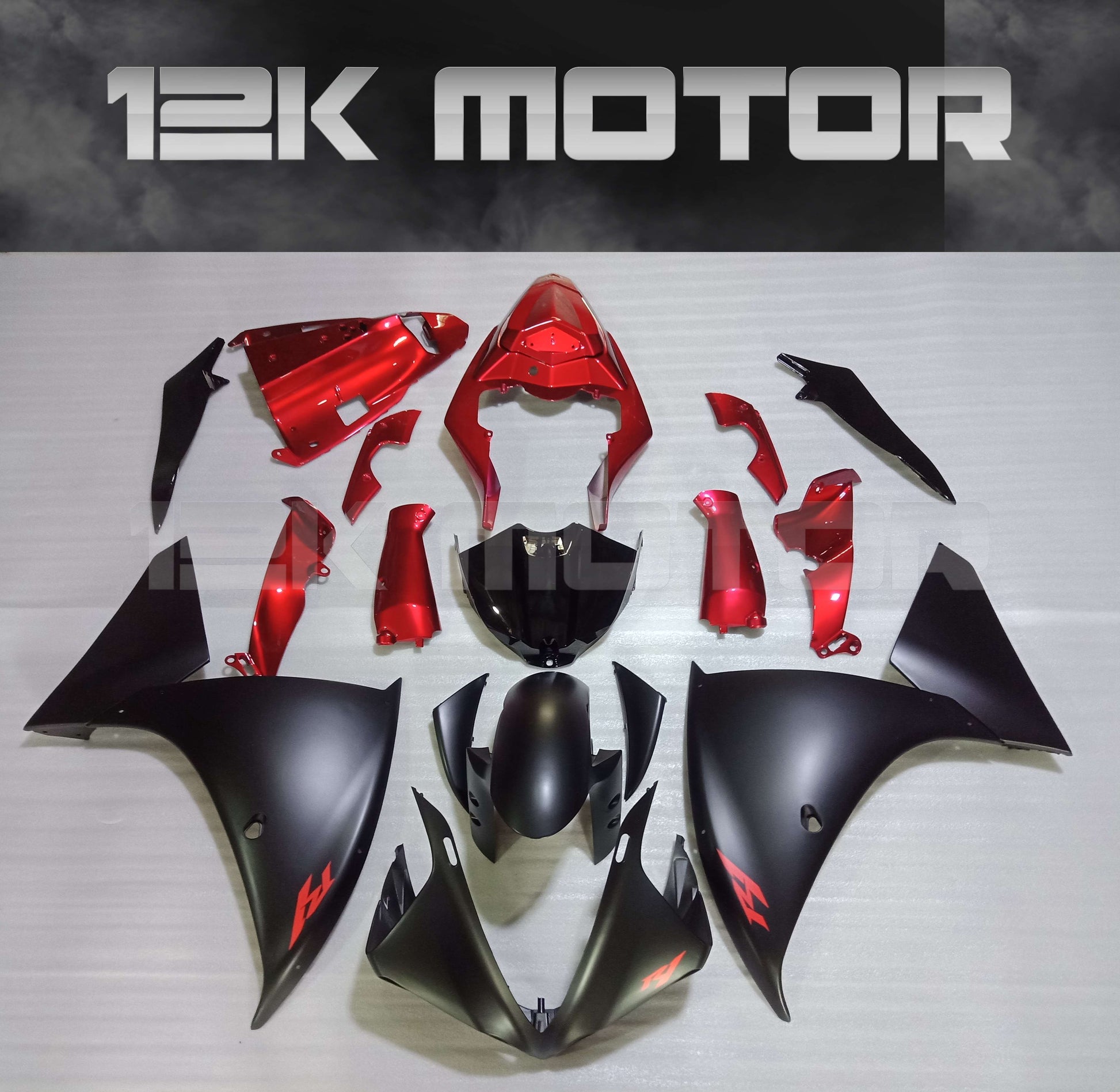 2009 - 2012 Yamaha Fairing kit 01