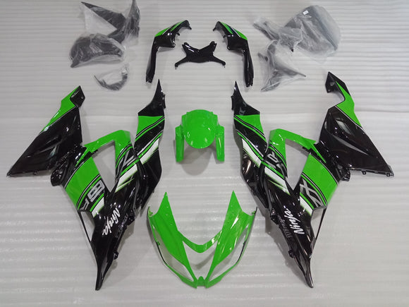 2013 - 2018 Kawasaki ZX6R Green Fairing 06