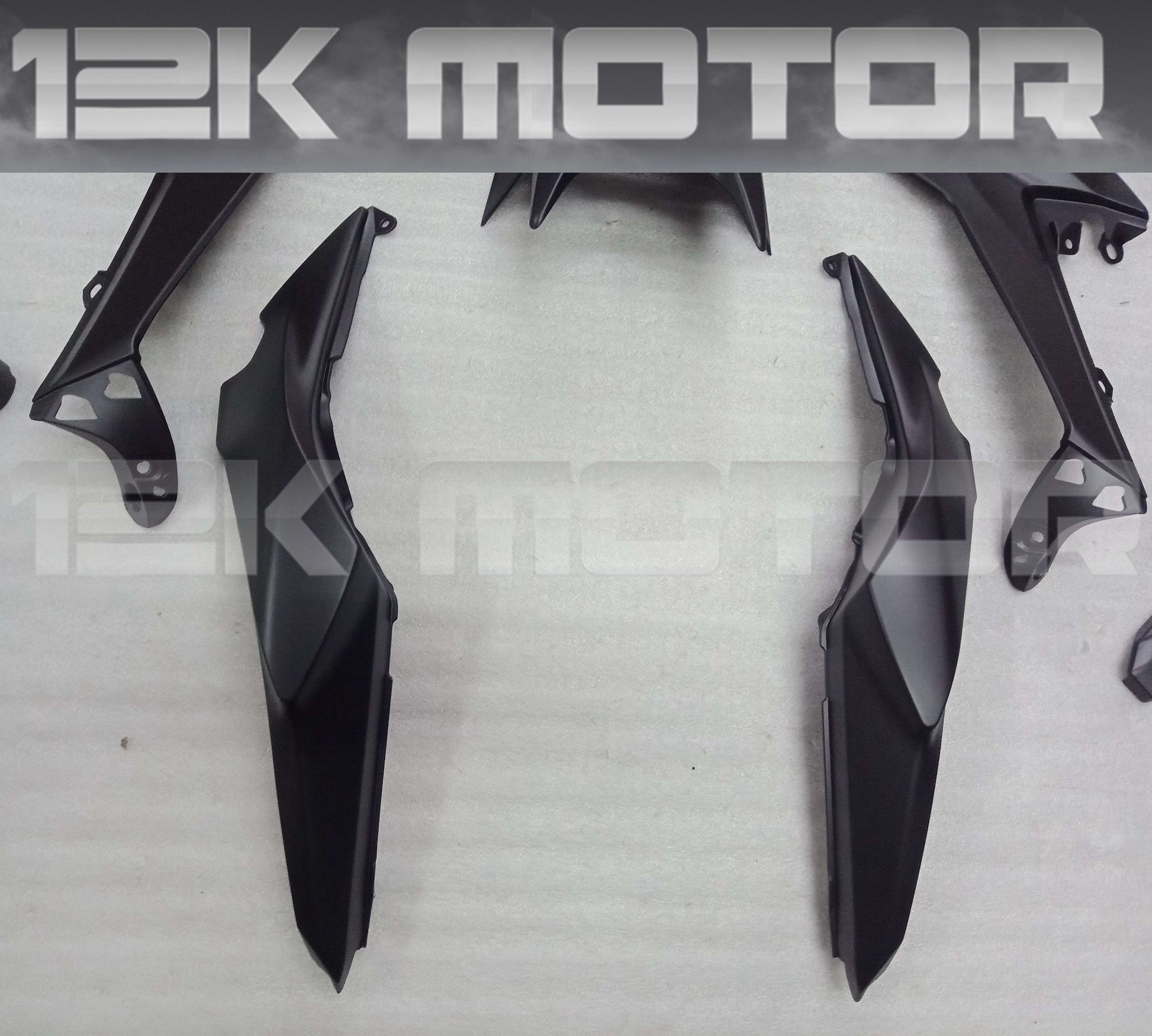 2017 - 2018 Matt Black Kawasaki Ninja 650 Fairing 01