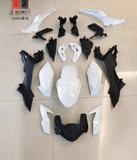 2017 - 2019 Kawasaki Z650 White Fairing 01