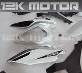 2018 - 2023 White Black Silver Fairing Kawasaki Ninja 400 - 04