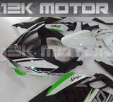 2018 - 2023 White Black Silver Fairing Kawasaki Ninja 400 - 06