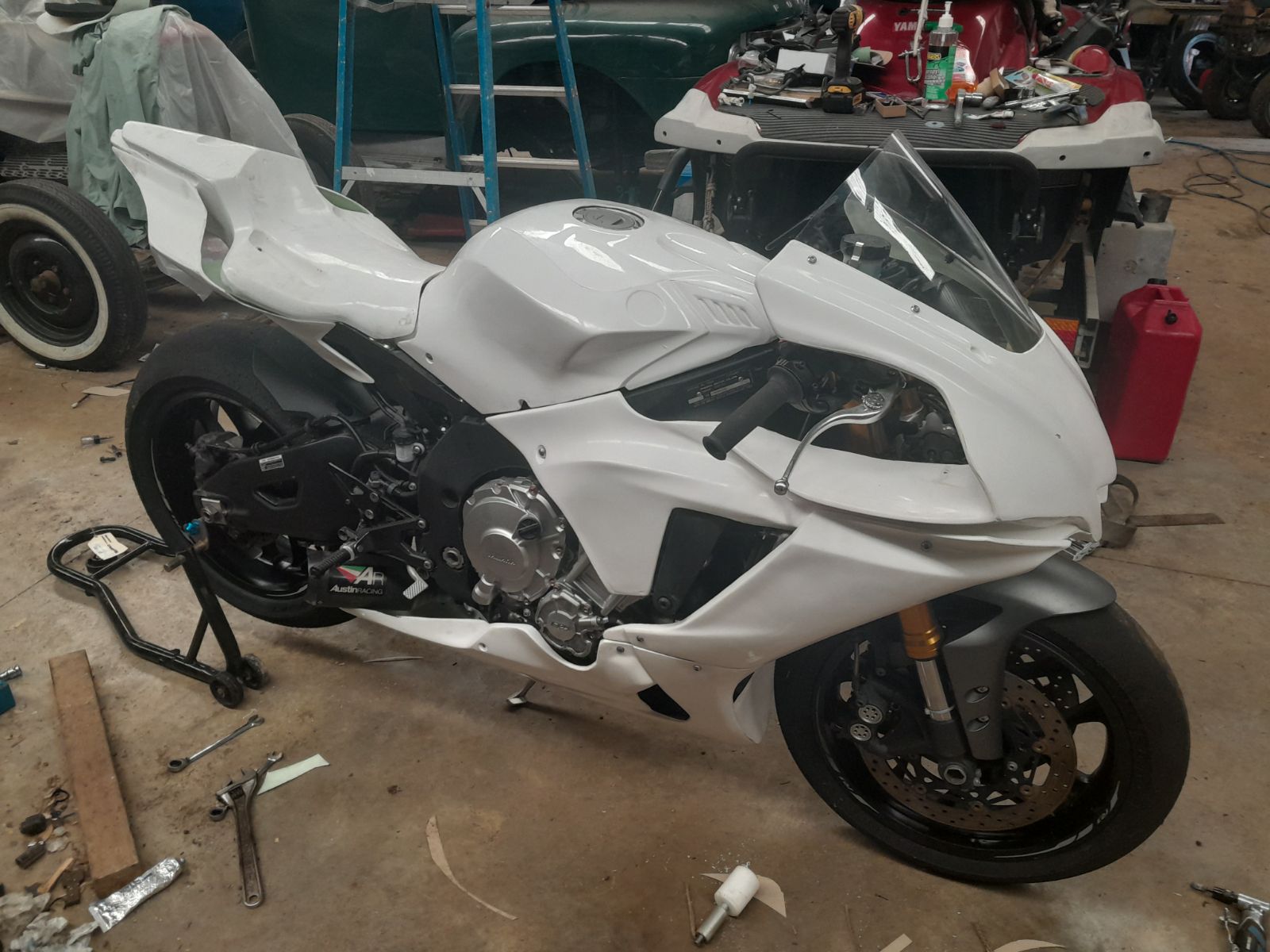 Yamaha R1 2020 Fiber Glass Race / Track Fairing Kit | 12K MOTOR ...