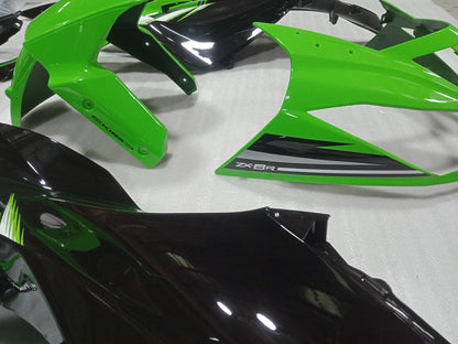 ---AUSTOCKING---Fit Kawasaki ZX-6R 2013 - 2018 Green Fairing Kit