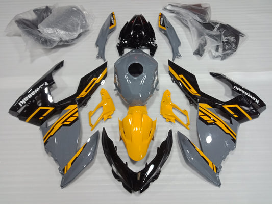 ---AUSTOCKING---Fit Kawasaki Ninja 400 Yellow Grey Fairing Kit With Tank cover