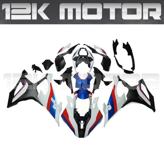 BMW S1000RR 2019-2022 Tricolor Fairing Set