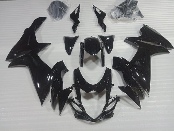 ---AU STOCKING---Fit Suzuki GSXR GSX-R 600 750 2011 - 2023 Gloss Black Fairing Kit