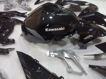 ---AUSTOCKING---Fit Kawasaki Ninja 400 Ninja400 Black Fairing Kit With Tank Cover and Cowl