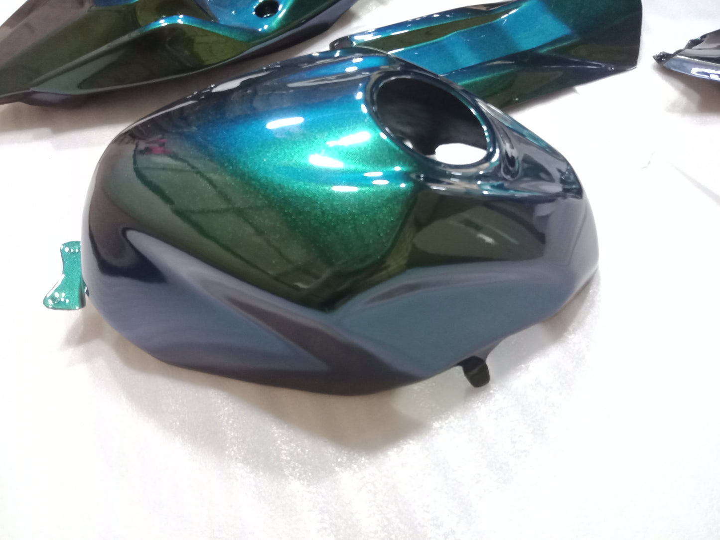 KAWASAKI NINJA 400 Fiberglass Race Track Fairing Chameleon Design
