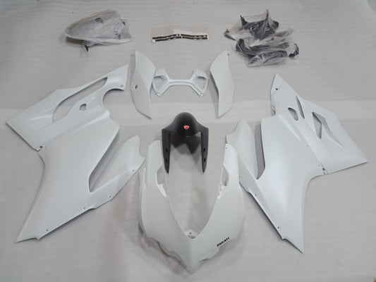 ---AU STOCKING--- Pearl White Fairing Kit for Ducati 899 1199