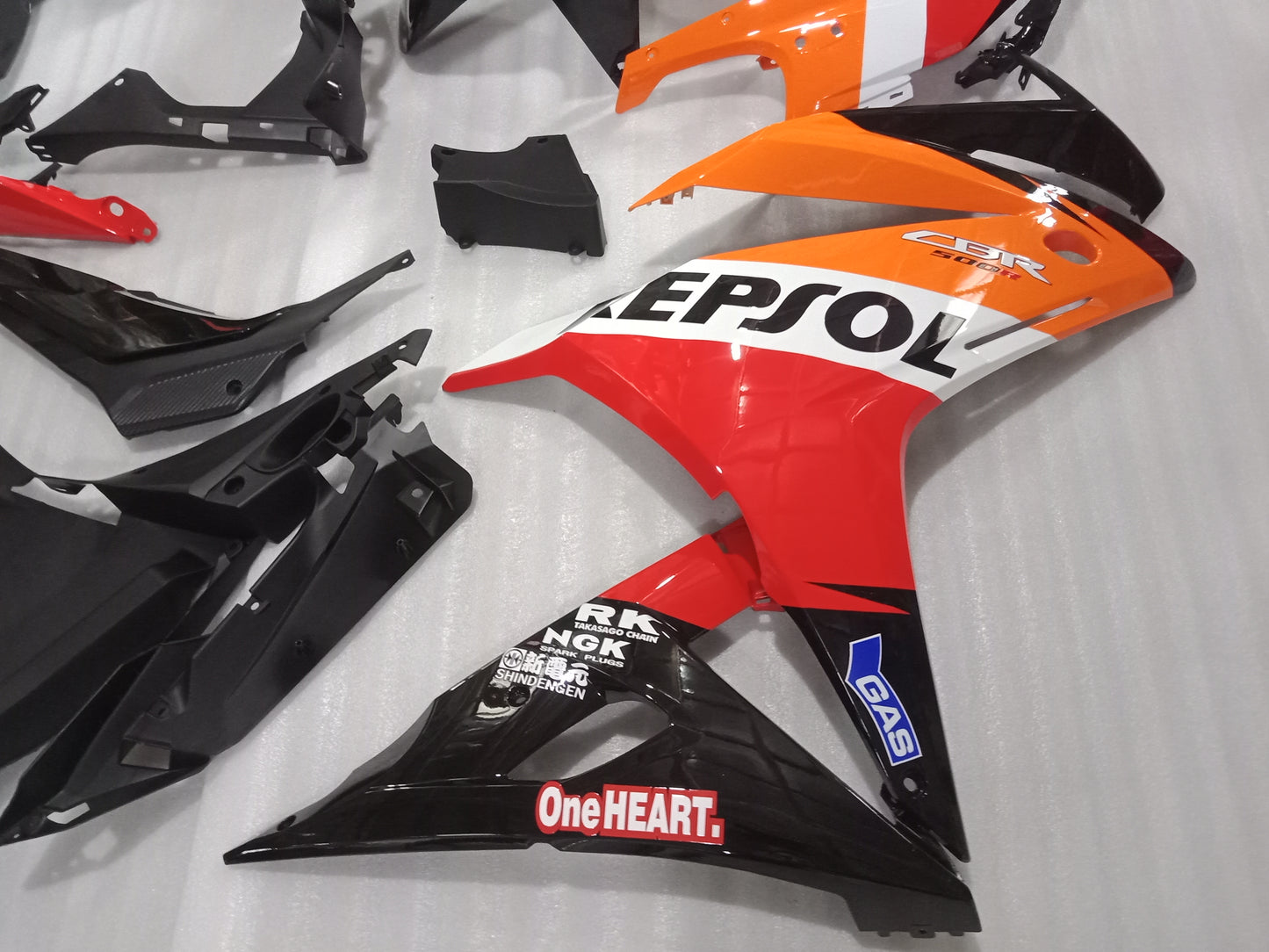 REPSOL FAIRING KIT FOR HONDA CBR500R 2016-2018