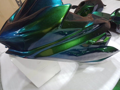 KAWASAKI NINJA 400 Fiberglass Race Track Fairing Chameleon Design