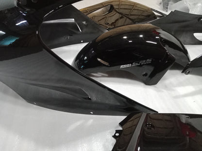 ---AU STOCKING---Black Gold Fairing Fit For Honda CBR1100XX BLACKBIRD