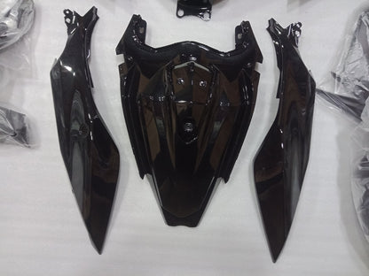 ---AUSTOCKING---Fit Kawasaki Ninja 400 Ninja400 Black Fairing Kit With Tank Cover and Cowl
