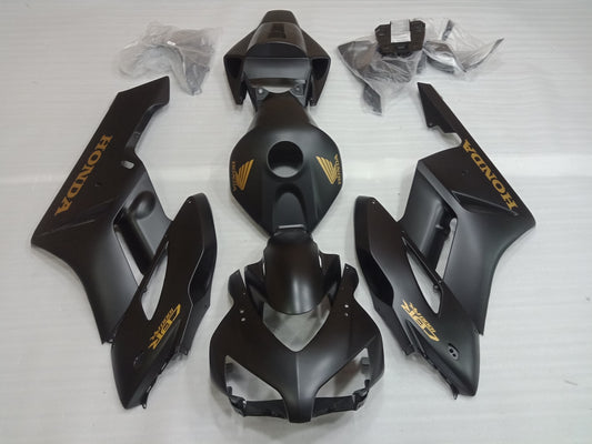 Matt Black Gold Fairing Kit Fit For HONDA CBR1000RR 2004 2005