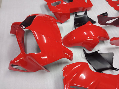 Red Fairing Kit Fit HONDA VFR800 1998-2001