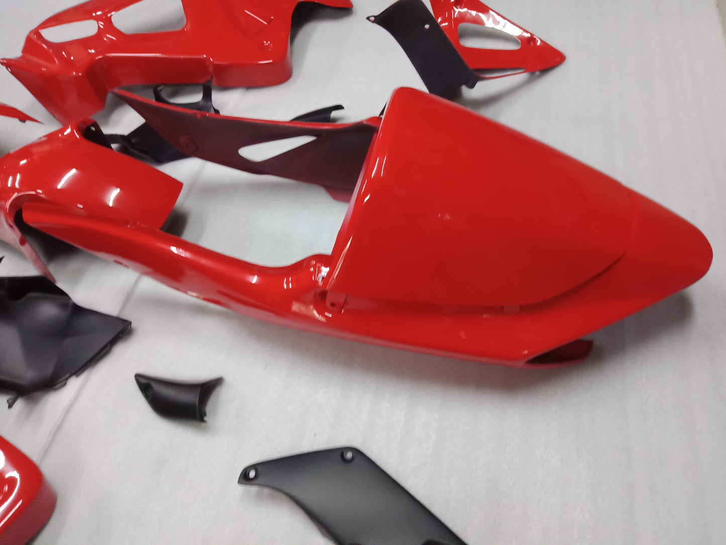 Red Fairing Kit Fit HONDA VFR800 1998-2001
