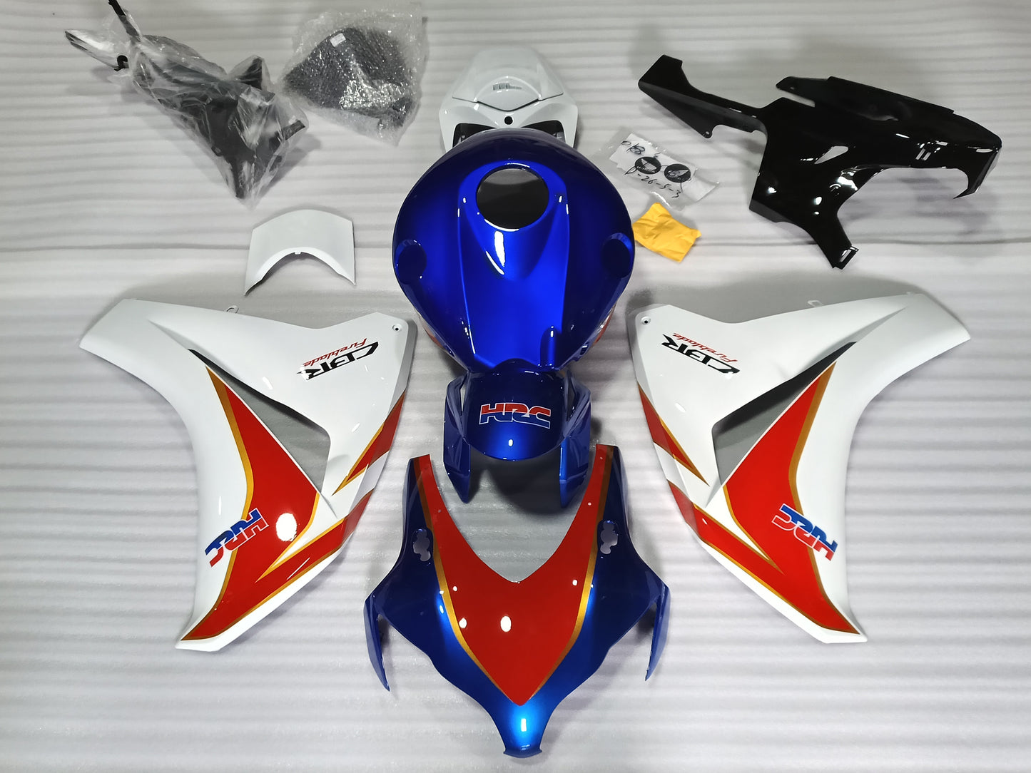 ---AU STOCKING---Fit Honda CBR1000RR 2008 - 2011 HRC Tri-Color Fairing Kit