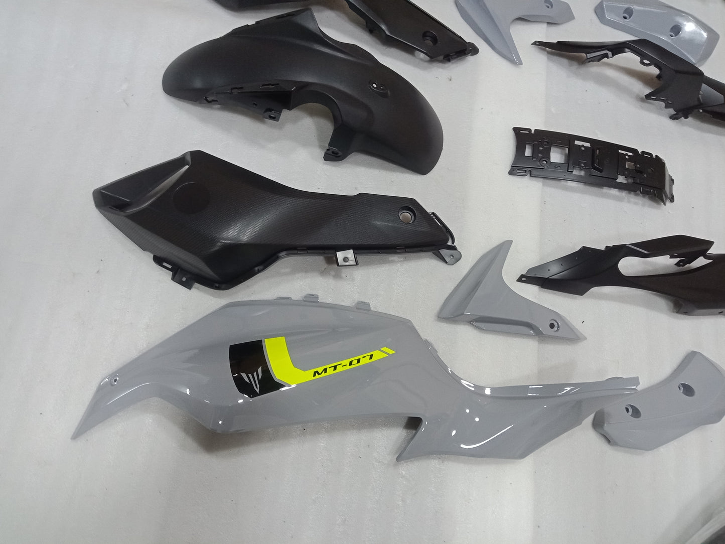 ---AU STOCKING--- Nardo Grey Fairing Kit For YAMAHA MT07 MT-07 2012 TO 2017