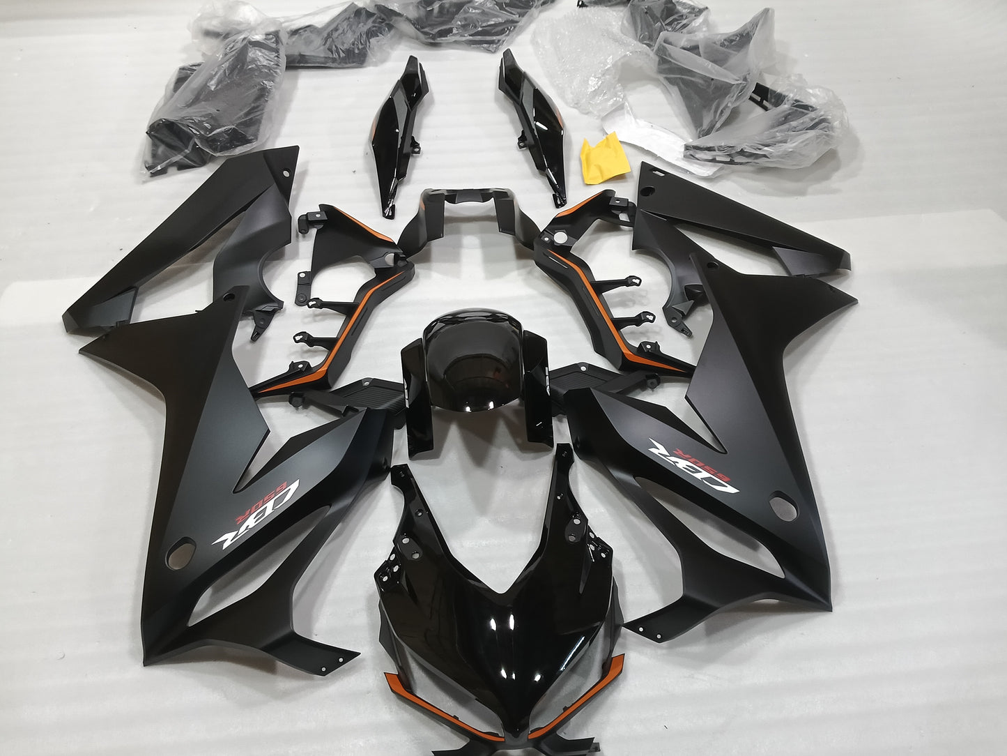 ---AUSTOCKING--- Matt Black Fairing Kit For HONDA CBR650R 2021-2023