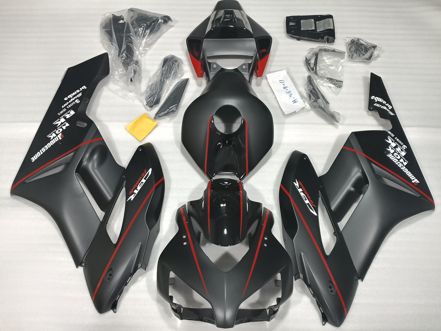 ---AU STOCKING---Fit Honda CBR1000RR 2004 2005 Matt Black Fairing Kit