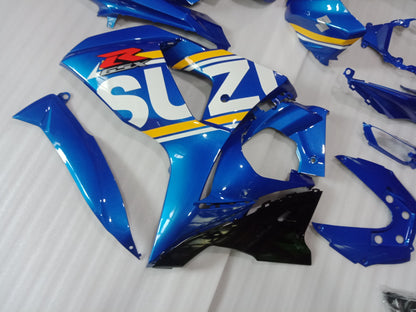 ---AU STOCKING---Fit Suzuki GSXR GSX-R 1000 2009 - 2016 Blue Design Fairing Kit