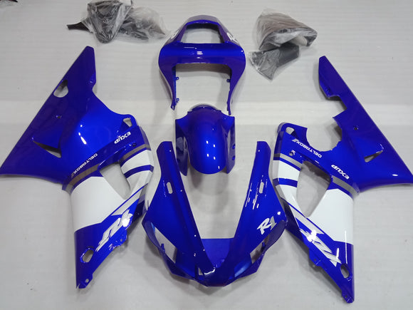 ---AU STOCKING--- Blue Fairing Kit For Yamaha YZF-R1 R1 2000 2001