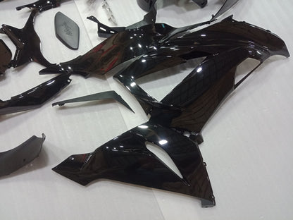 ---AUSTOCKING---Kawasaki ZX-6R 2013 - 2018 Gloss Black Fairing Kit With Cowl